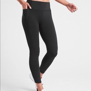 Velocity Stash Pocket 7/8 Tight in Black‎ Women’s Leggings Size XXS